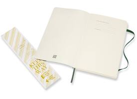Notitieboek Moleskine large 130x210mm dots soft cover myrtle green