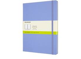 Notitieboek Moleskine XL 190x250mm blanco hard cover hydrangea blue