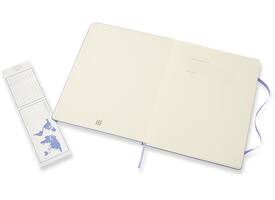 Notitieboek Moleskine XL 190x250mm lijn hard cover hydrangea blue