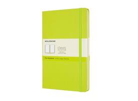 Notitieboek Moleskine large 130x210mm blanco hard cover lemon green