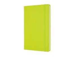 Notitieboek Moleskine large 130x210mm blanco hard cover lemon green