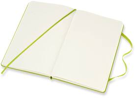 Notitieboek Moleskine large 130x210mm blanco hard cover lemon green
