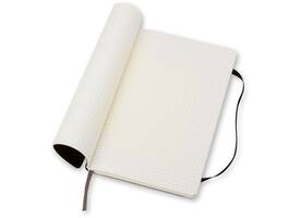 Notitieboek Moleskine large 130x210mm ruit 5x5mm soft cover zwart