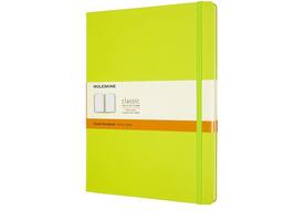 Notitieboek Moleskine XL 190x250mm lijn hard cover lemon green