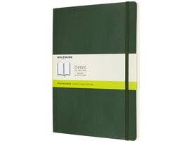 Notitieboek Moleskine XL 190x250mm blanco soft cover myrtle green