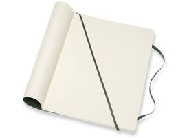 Notitieboek Moleskine XL 190x250mm blanco soft cover myrtle green