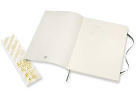 Notitieboek Moleskine XL 190x250mm blanco soft cover myrtle green