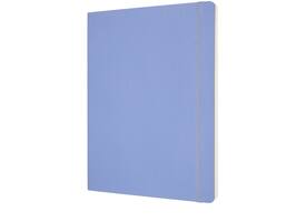 Notitieboek Moleskine XL 190x250mm blanco soft cover hydrangea blue