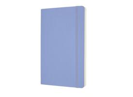 Notitieboek Moleskine large 130x210mm blanco soft cover hydrangea blue