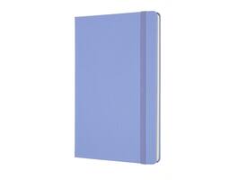 Notitieboek Moleskine large 130x210mm blanco hard cover hydrangea blue