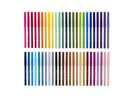 Viltstift Bruynzeel Kids assorti 50 stuks