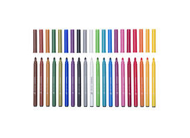 Viltstift Bruynzeel Kids Super Point assorti 20 stuks