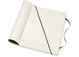 Notitieboek Moleskine XL 190x250mm lijn soft cover myrtle green