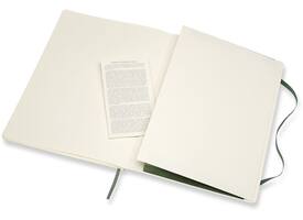 Notitieboek Moleskine XL 190x250mm lijn soft cover myrtle green