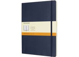 Notitieboek Moleskine XL 190x250mm lijn soft cover sapphire blue