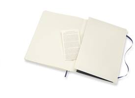 Notitieboek Moleskine XL 190x250mm lijn soft cover sapphire blue