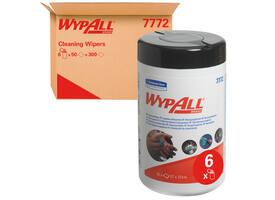 Reinigingsdoek WypAll PowerClean bus 1-laags 6x50 vel groen 7772