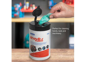 Reinigingsdoek WypAll PowerClean bus 1-laags 6x50 vel groen 7772