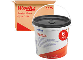 Reinigingsdoek WypAll PowerClean emmer 1-laags 6x90 vel groen 7775
