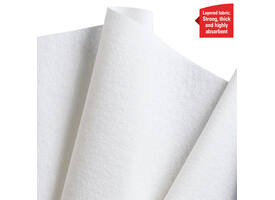 Reinigingsdoek WypAll L40 PowerClean 1-laags 18x56 vel wit 7471