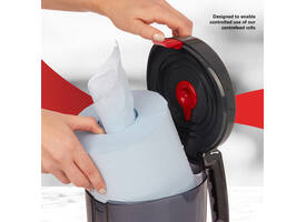 Poetspapierdispenser WypAll L10 Reach draagbare dispenser zwart 6221