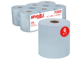 Poetspapier WypAll L20 GeneralClean 2-laags 336 vel blauw 7302