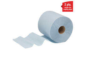 Poetspapier WypAll L20 GeneralClean 2-laags 336 vel blauw 7302