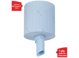 Poetspapier WypAll L10 GeneralClean 1-laags 630 vel blauw 7494