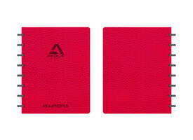 Schrift Adoc Business A5 lijn 144 pagina's 90gr rood