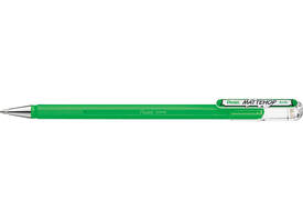 Gelschrijver Pentel K110 Mattehop medium groen