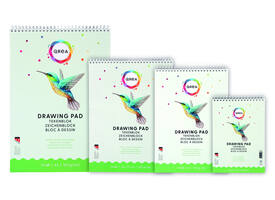 Tekenblok Qrea A4 24 vel 160gr spiraal