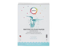 Aquarelblok Qrea 24x32 20 vel 200gr spiraal