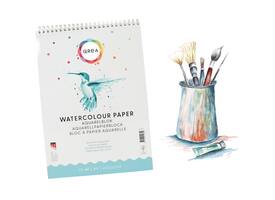 Aquarelblok Qrea A4 20 vel 200gr spiraal