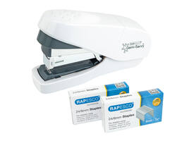 Nietmachine Rapesco Germ-Savvy Less Effort Eco antibacterieel wit