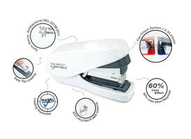 Nietmachine Rapesco Germ-Savvy Less Effort Eco antibacterieel wit