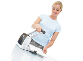 Perforator Rapesco Germ-Savvy High Capacity Eco P1100 antibacterieel 2-gaats wit