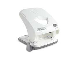 Perforator Rapesco Germ-Savvy Less Effort Eco X5-40ps antibacterieel 2-gaats wit