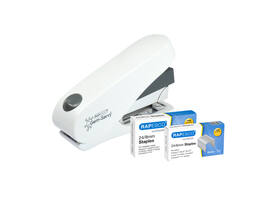 Nietmachine Rapesco Germ-Savvy Less Effort Eco Luna antibacterieel wit