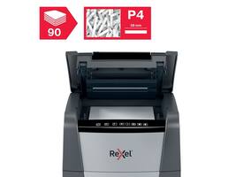 Papiervernietiger Rexel Optimum Auto+ 90X snippers 4x28mm