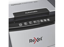 Papiervernietiger Rexel Optimum Auto+ 90X snippers 4x28mm
