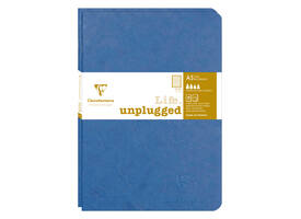 Schrift Clairefontaine A5 lijn 96 pagina's 90gr blauw seal à 2 stuks
