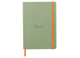 Notitieboek Rhodia A5 lijn 80 vel 90gr celadon