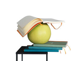 Notitieboek Rhodia A6 lijn 72 vel 90gr zwart