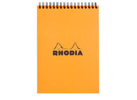 Spiraalblok Rhodia A5 lijn 160 pagina's 80gr oranje