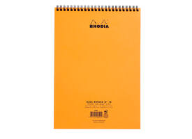 Spiraalblok Rhodia A4 lijn 160 pagina's 80gr oranje