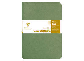 Schrift Clairefontaine A5 lijn 96 pagina's 90gr groen seal à 2 stuks