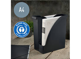 Tijdschriftcassette Leitz Recycle A4 zwart