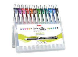 Gelschrijver Pentel BL77 Energel medium assorti 12 stuks