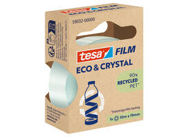 Plakband Tesa eco&crystal 59032 19mmx10m transparant blister