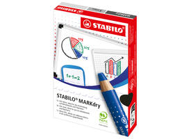 Whiteboardpotlood STABILO MARKdry 648/40 rood